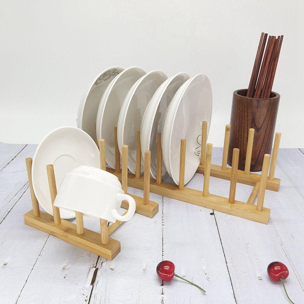 Kitchen Organizer Durable Drying Cups Shelf Book Display Stand Dish Drain Rack Pot Lid Holder wood-3 grids
Kitchen Organizer Durable Drying Cups Shelf Book Display Stand Dish Drain Rack Pot Lid Holder wood-3 grids