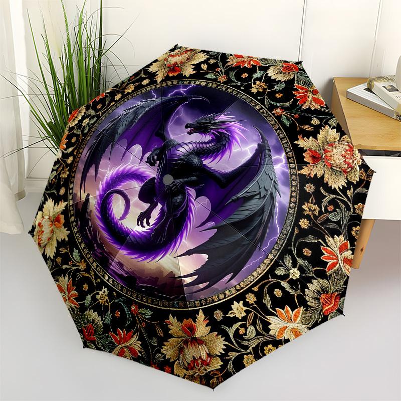 Dragon FantasyThemed Automatic Opening and Closing umbrella - 8 Ribs, Suitable for Leisure and Going Out, Outdoor Accessory, Gothic Style, F
Dragon FantasyThemed Automatic Opening and Closing umbrella - 8 Ribs, Suitable for Leisure and Going Out, Outdoor Accessory, Gothic Style, F