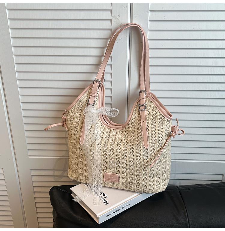 Premium sense bag women s 2025 spring and summer knot weaving vegetable basket niche design portable tote messenger bag рожевий
Premium sense bag women s 2025 spring and summer knot weaving vegetable basket niche design portable tote messenger bag рожевий