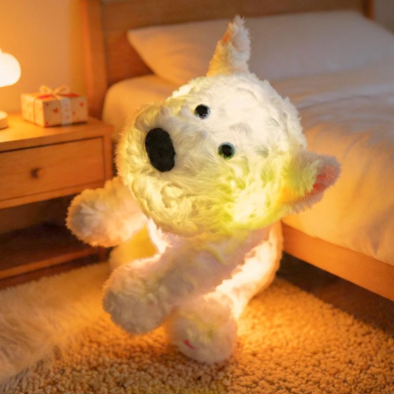 Cute Fluffy Hair Luminous West Highland Dog White Terrier Plushie Soft Puppy Plush Toy Stuffed Lifelike Animal Appease Doll 23*3*23cm
Cute Fluffy Hair Luminous West Highland Dog White Terrier Plushie Soft Puppy Plush Toy Stuffed Lifelike Animal Appease Doll 23*3*23cm