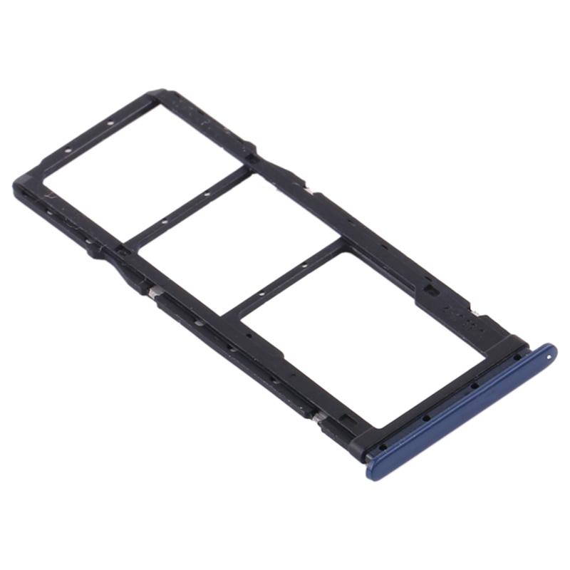 Dual SIM+TF Card Tray Holder Replacement (without Logo) for Xiaomi Redmi Note 9 (MTK Helio G85)/10X 4G Blue
Dual SIM+TF Card Tray Holder Replacement (without Logo) for Xiaomi Redmi Note 9 (MTK Helio G85)/10X 4G Blue
