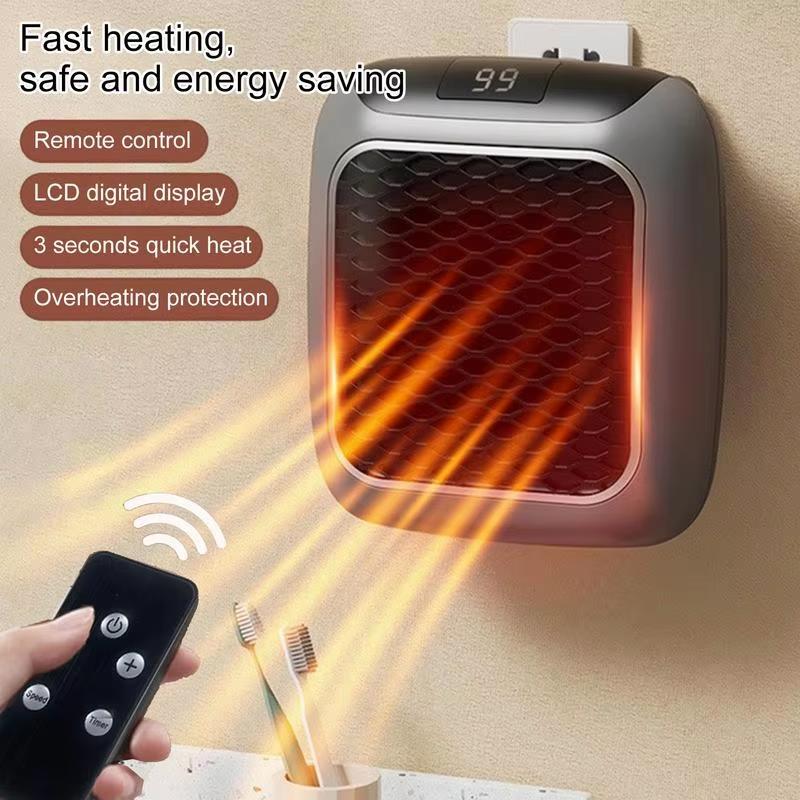 800/400W Portable Mini Heater for Home Bedroom Office Remote Control Electric Heater Low Consumption Vertical Heating Fans Warmer Machine 400W-US Plug
800/400W Portable Mini Heater for Home Bedroom Office Remote Control Electric Heater Low Consumption Vertical Heating Fans Warmer Machine 400W-US Plug