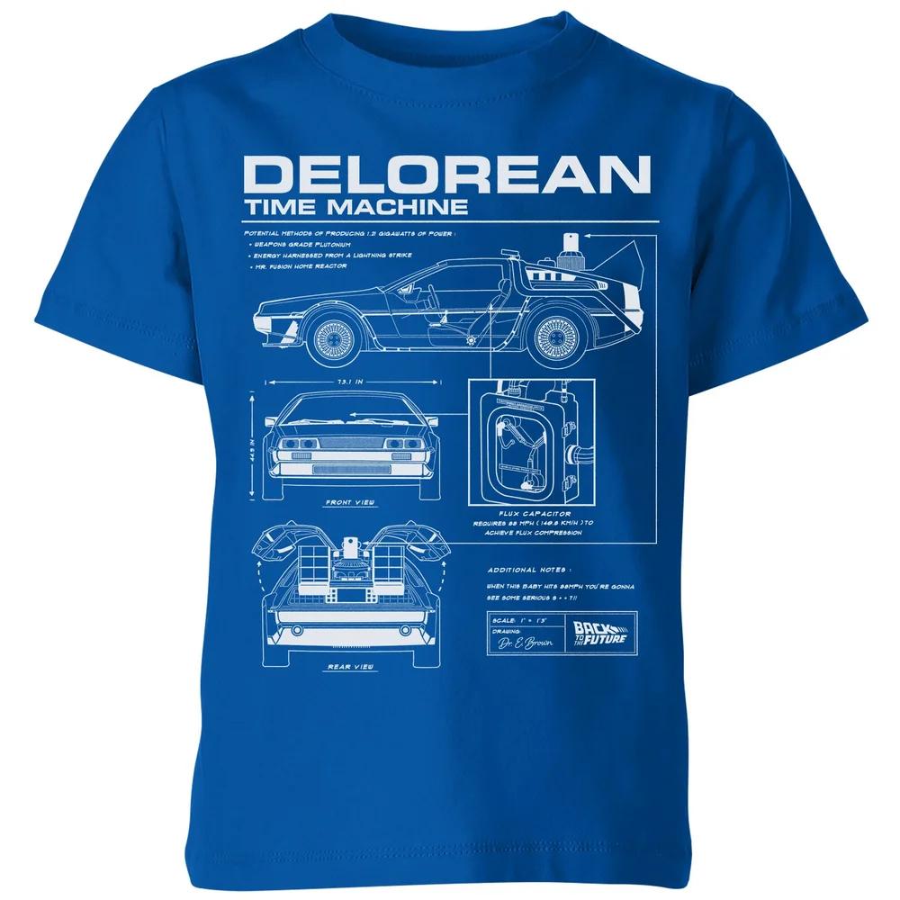 Back To The Future Delorean Schematic Kids T-Shirt - Blue - 3-4 Years 140
Back To The Future Delorean Schematic Kids T-Shirt - Blue - 3-4 Years 140