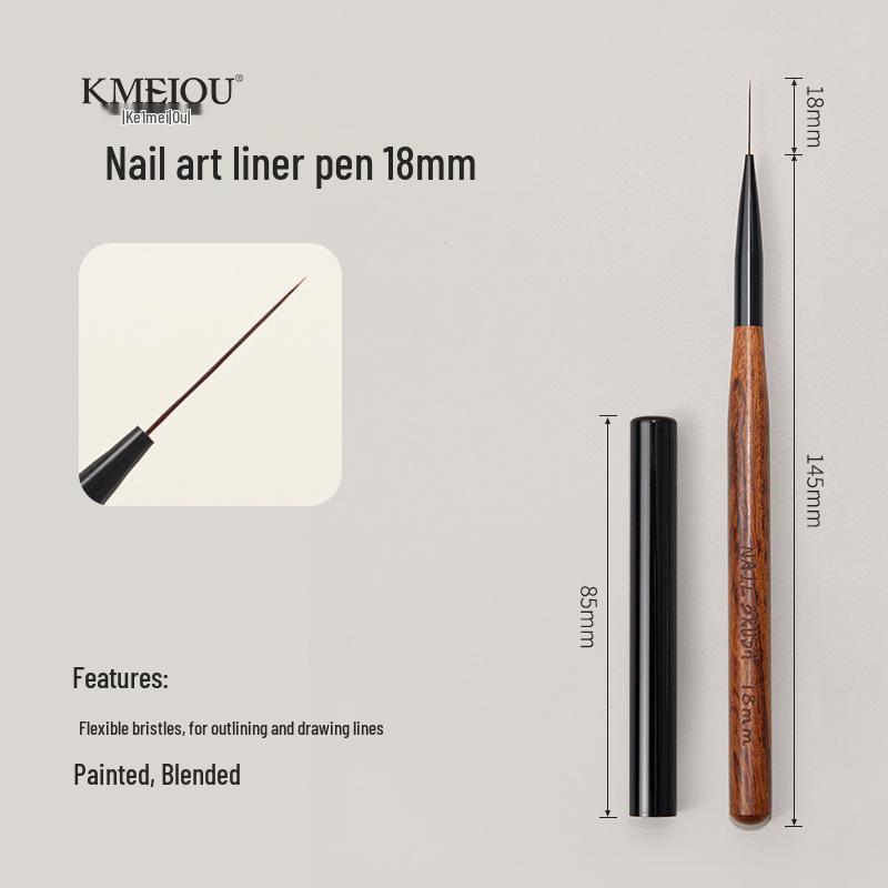 French Style Plaid Nail Art Tool: Long Liner Pen for Painting, Smudging, and Outlining
French Style Plaid Nail Art Tool: Long Liner Pen for Painting, Smudging, and Outlining