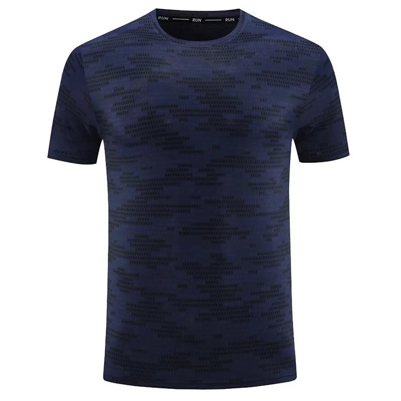 Elastic short-sleeved T-shirt men s summer camouflage quick-drying breathable casual loose large-size top 3XL Темно-синій
Elastic short-sleeved T-shirt men s summer camouflage quick-drying breathable casual loose large-size top 3XL Темно-синій