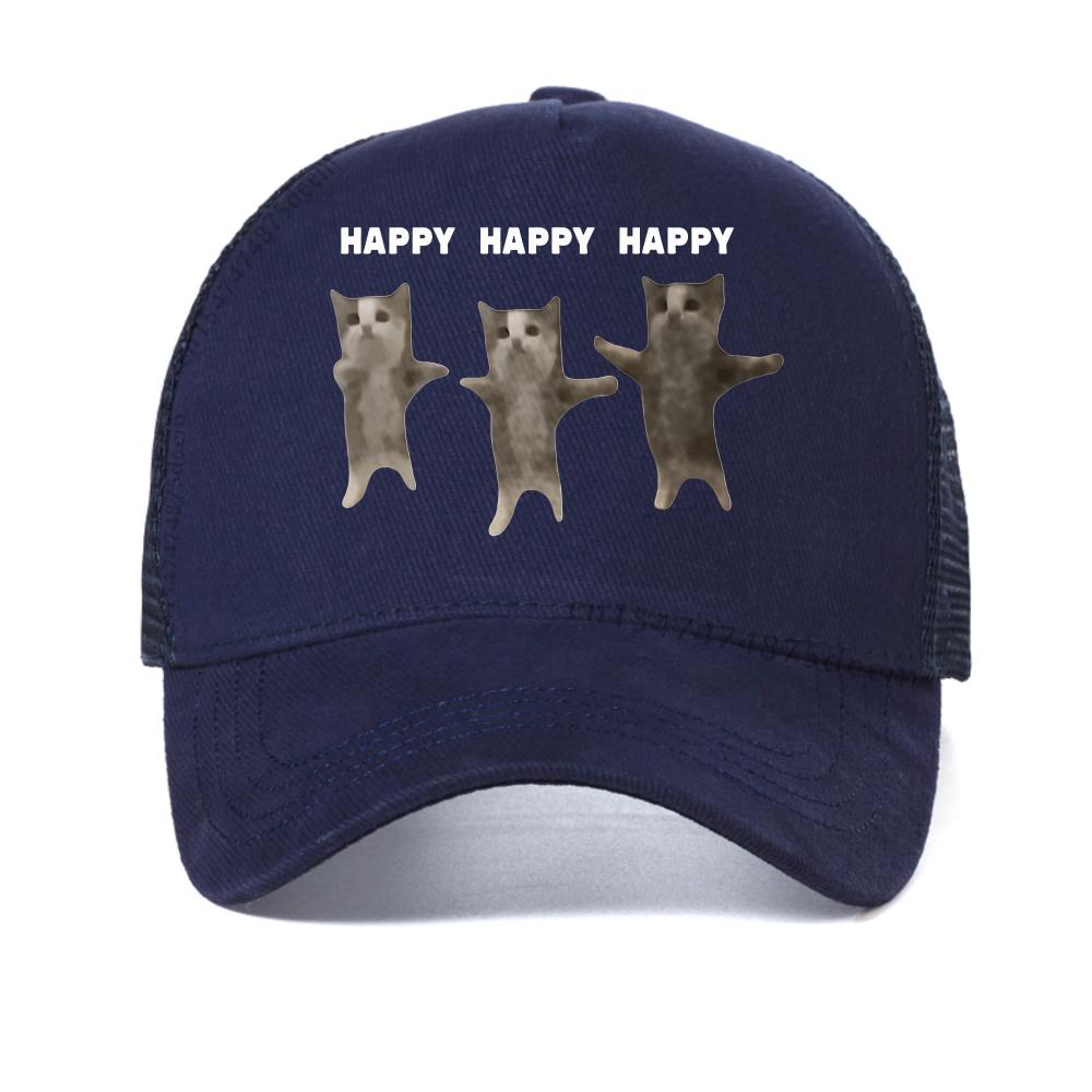 Happy Dance Cat Print baseball cap Funny Cute Cat Meme Graphic caps Men Women Casual Fashion mesh snapback hat cool trucker hats Adjustable темно-синього кольору
Happy Dance Cat Print baseball cap Funny Cute Cat Meme Graphic caps Men Women Casual Fashion mesh snapback hat cool trucker hats Adjustable темно-синього кольору