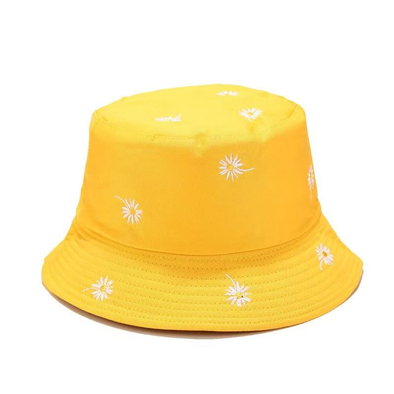 Small Daisy Embroidered Double-sided Fisherman Hat Women s Spring and Summer Cotton Bucket Hat Outdoor Sun Protection Basin Hats 56-58cm жовтий
Small Daisy Embroidered Double-sided Fisherman Hat Women s Spring and Summer Cotton Bucket Hat Outdoor Sun Protection Basin Hats 56-58cm жовтий