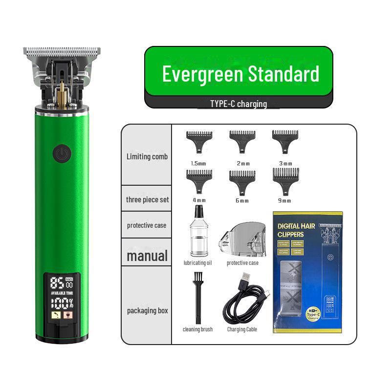 Men s Waterproof Electric Hair Clipper with Glossy Head and Carved Design
Men s Waterproof Electric Hair Clipper with Glossy Head and Carved Design