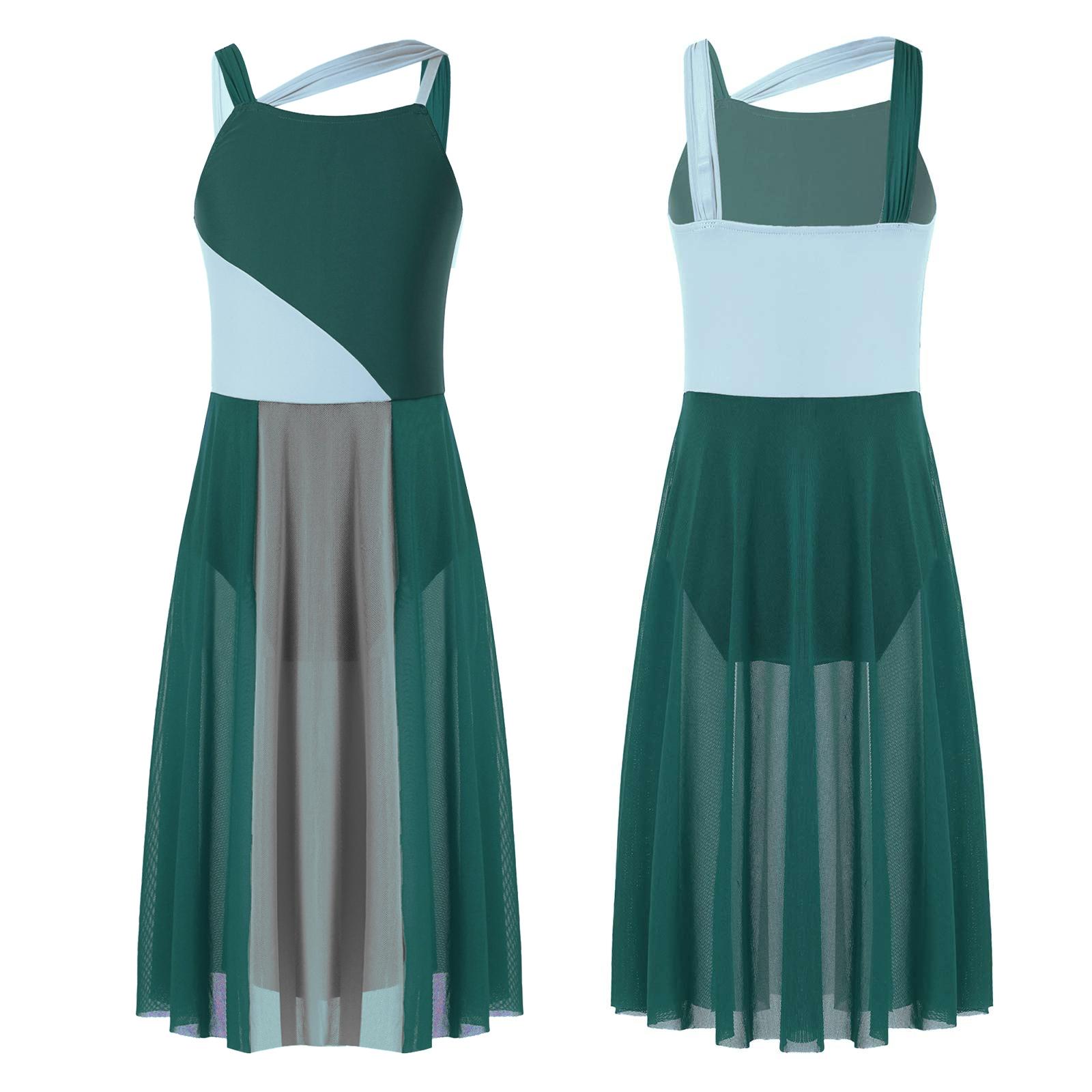 Лірична танцювальна сукня без рукавів для дівчаток, сучасні костюми, одяг для балетних танців, бальні сукні 7-8 Years темно-зелений колір
Лірична танцювальна сукня без рукавів для дівчаток, сучасні костюми, одяг для балетних танців, бальні сукні 7-8 Years темно-зелений колір