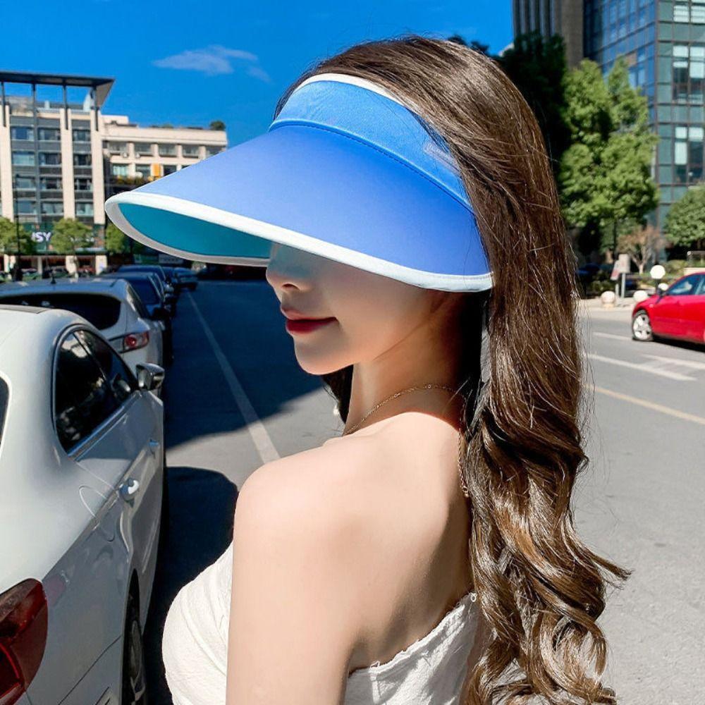 Gradient Color Summer Sun Hat Large Brim Visor Cap Fashion Sunscreen Empty Top Cap Outdoor
Gradient Color Summer Sun Hat Large Brim Visor Cap Fashion Sunscreen Empty Top Cap Outdoor
