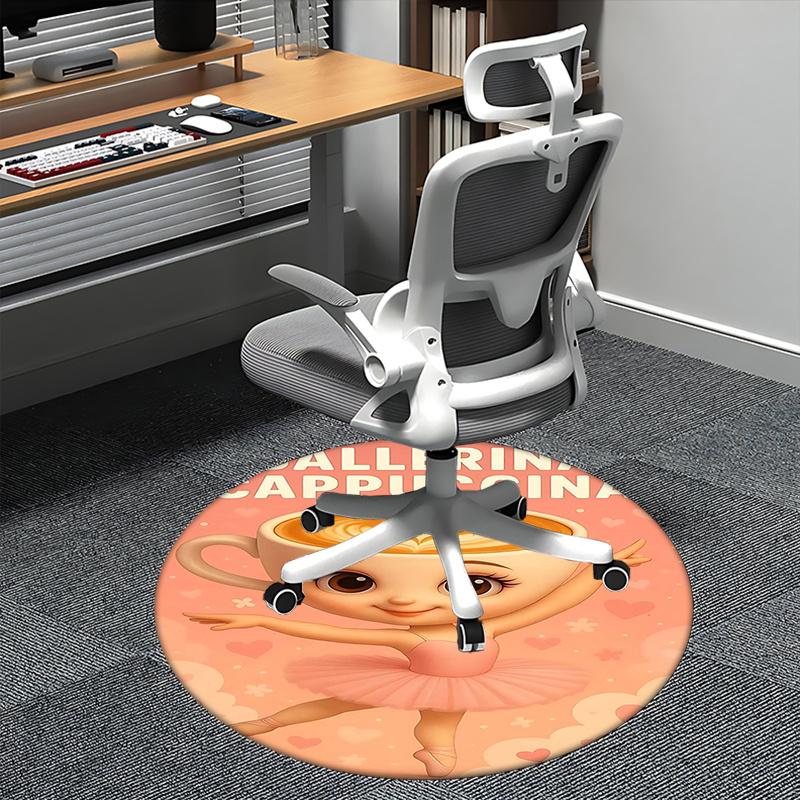 Ballerina Cappuccino Chair mat Round Rug-Office carpet, Machine Washable, Non-slip, Suitable for Living Rooms, Bedrooms, Entryways, and Holi 80cm by 80cm
Ballerina Cappuccino Chair mat Round Rug-Office carpet, Machine Washable, Non-slip, Suitable for Living Rooms, Bedrooms, Entryways, and Holi 80cm by 80cm