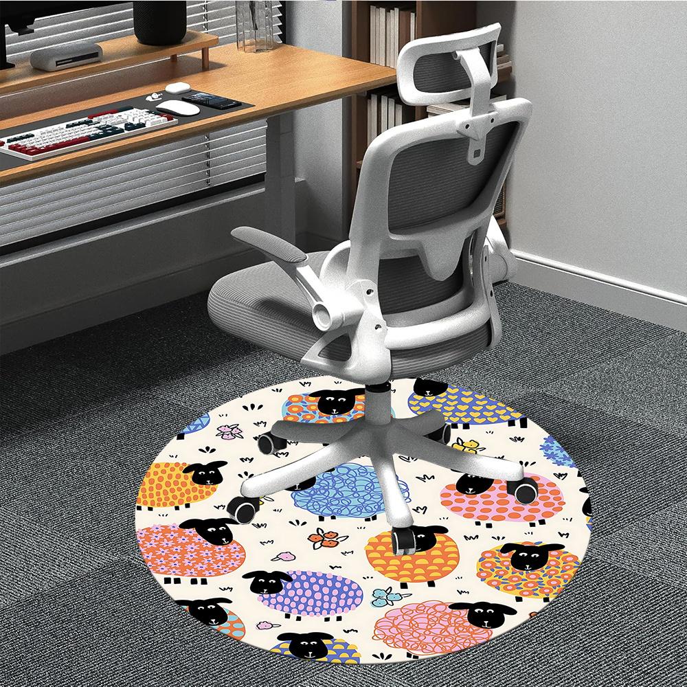 1pc Sheep Farm Office Round Area Rug, Indoor Mat Suitable ForOffice, Under Office Chairs Bedroom Living Room Home Decor, Room Decot012 80cm by 80cm
1pc Sheep Farm Office Round Area Rug, Indoor Mat Suitable ForOffice, Under Office Chairs Bedroom Living Room Home Decor, Room Decot012 80cm by 80cm