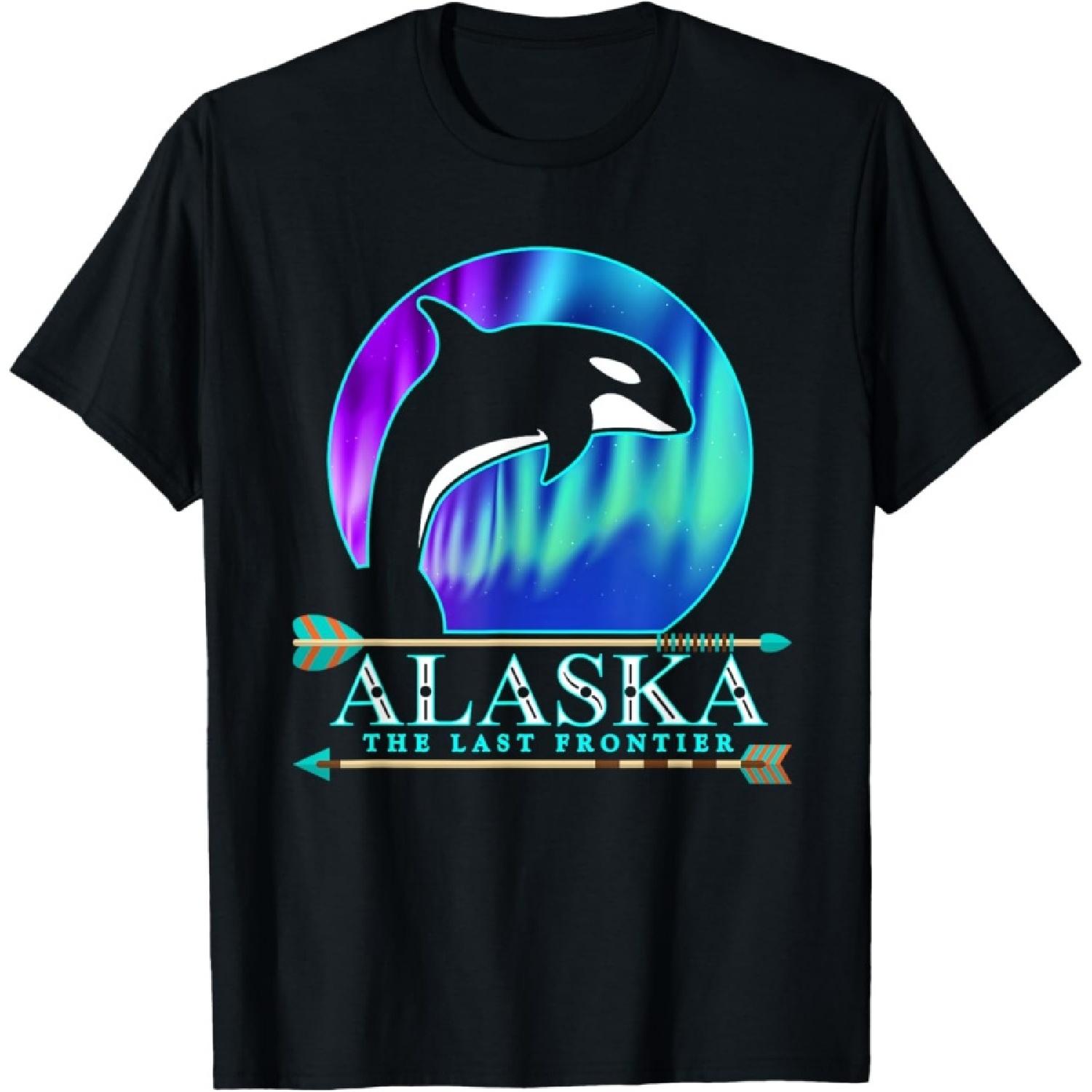 Alaska State Pride Alaska Northern Lights Alaskan Orca Whale T-Shirt XXXXXL чорний
Alaska State Pride Alaska Northern Lights Alaskan Orca Whale T-Shirt XXXXXL чорний