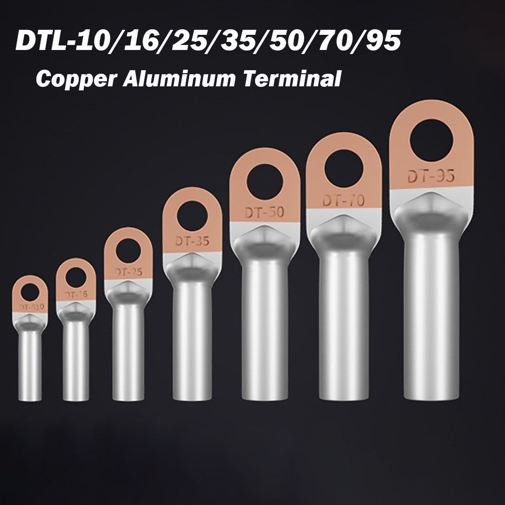 Non-Insulated Copper Aluminum Terminal Copper Aluminum Terminal Block New Wire Joint Cable DTL-70
Non-Insulated Copper Aluminum Terminal Copper Aluminum Terminal Block New Wire Joint Cable DTL-70