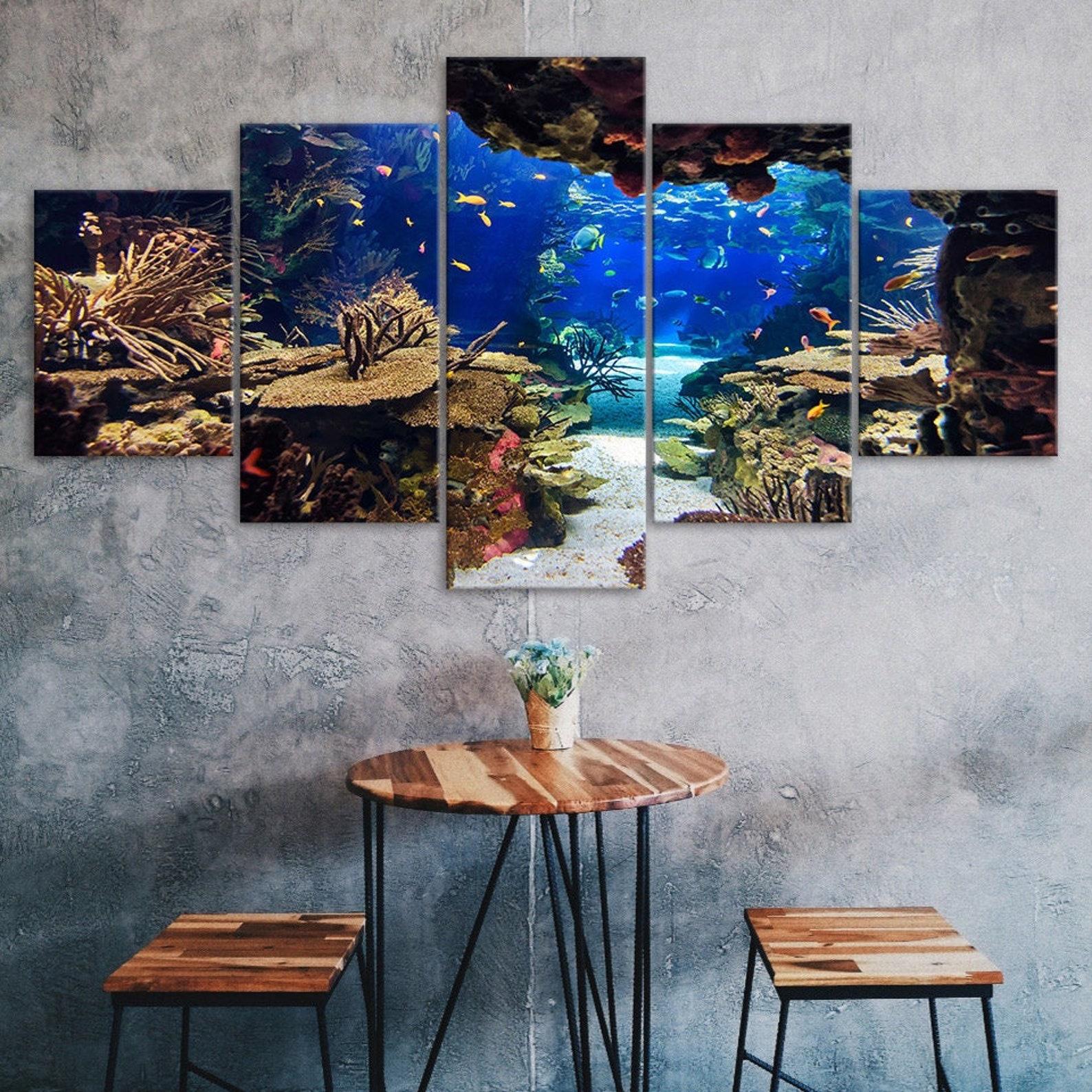 Underwater Sea Fish Coral Reefs 5 Piece Five Panel Wall Canvas Print Modern Art Poster Picture Home Decor Gift For Him For Her 20X35 20X45 20X55CM
Underwater Sea Fish Coral Reefs 5 Piece Five Panel Wall Canvas Print Modern Art Poster Picture Home Decor Gift For Him For Her 20X35 20X45 20X55CM