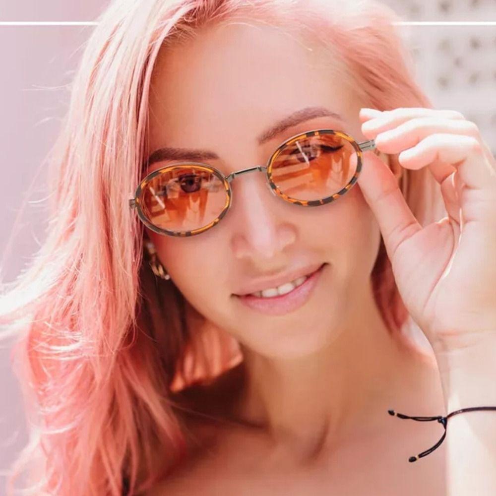 Trend Retro Oval Sunglasses UV Protection Small Frame Sunglasses Elliptical Eyewear Holiday Style3
Trend Retro Oval Sunglasses UV Protection Small Frame Sunglasses Elliptical Eyewear Holiday Style3