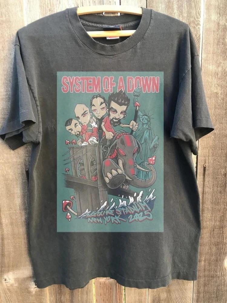 System Of A Down MetLife Tour 2025 Poster Reprint Charcoal Unisex Shirt Unisex T-Shirt S
System Of A Down MetLife Tour 2025 Poster Reprint Charcoal Unisex Shirt Unisex T-Shirt S