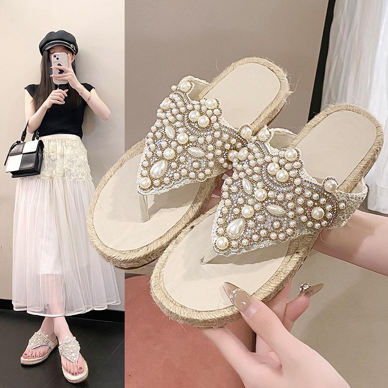 Pearl decorative toe sandals 2025 summer new straw platform flip-flops women s shoes 35 абрикосовий
Pearl decorative toe sandals 2025 summer new straw platform flip-flops women s shoes 35 абрикосовий