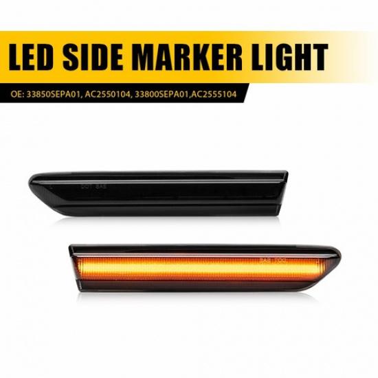 2/4pcs For 2004-08 Acura Smoked TL Lens Front & Rear LED Side Marker Light LH&RH 2pcs Smoked Lens Front Am
2/4pcs For 2004-08 Acura Smoked TL Lens Front & Rear LED Side Marker Light LH&RH 2pcs Smoked Lens Front Am