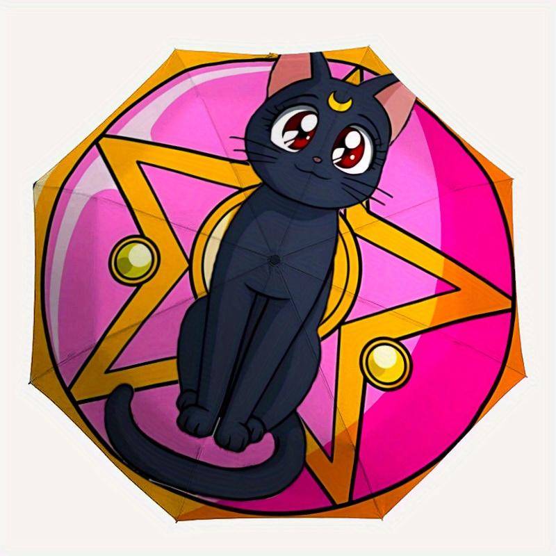 1pc Sailor Moon Cat Automatic Umbrella Durable Iron Frame & Plastic Handle, Gift for Men & Women, Sturdy Construction,Playful Design yy250826188
1pc Sailor Moon Cat Automatic Umbrella Durable Iron Frame & Plastic Handle, Gift for Men & Women, Sturdy Construction,Playful Design yy250826188