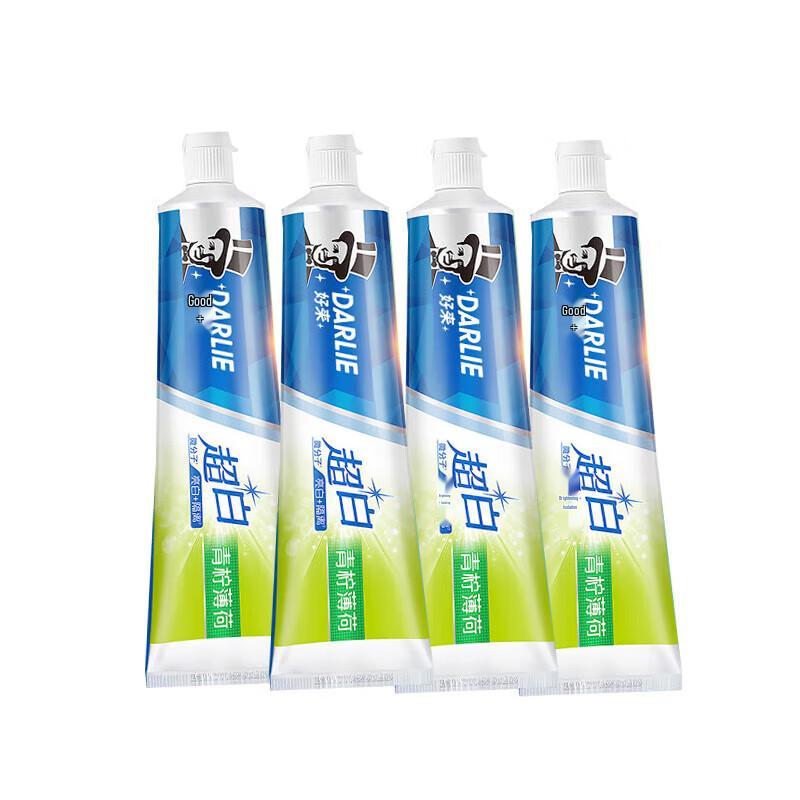 DARLIE Ultra White Lime Mint Toothpaste 140g x 4-pack
DARLIE Ultra White Lime Mint Toothpaste 140g x 4-pack