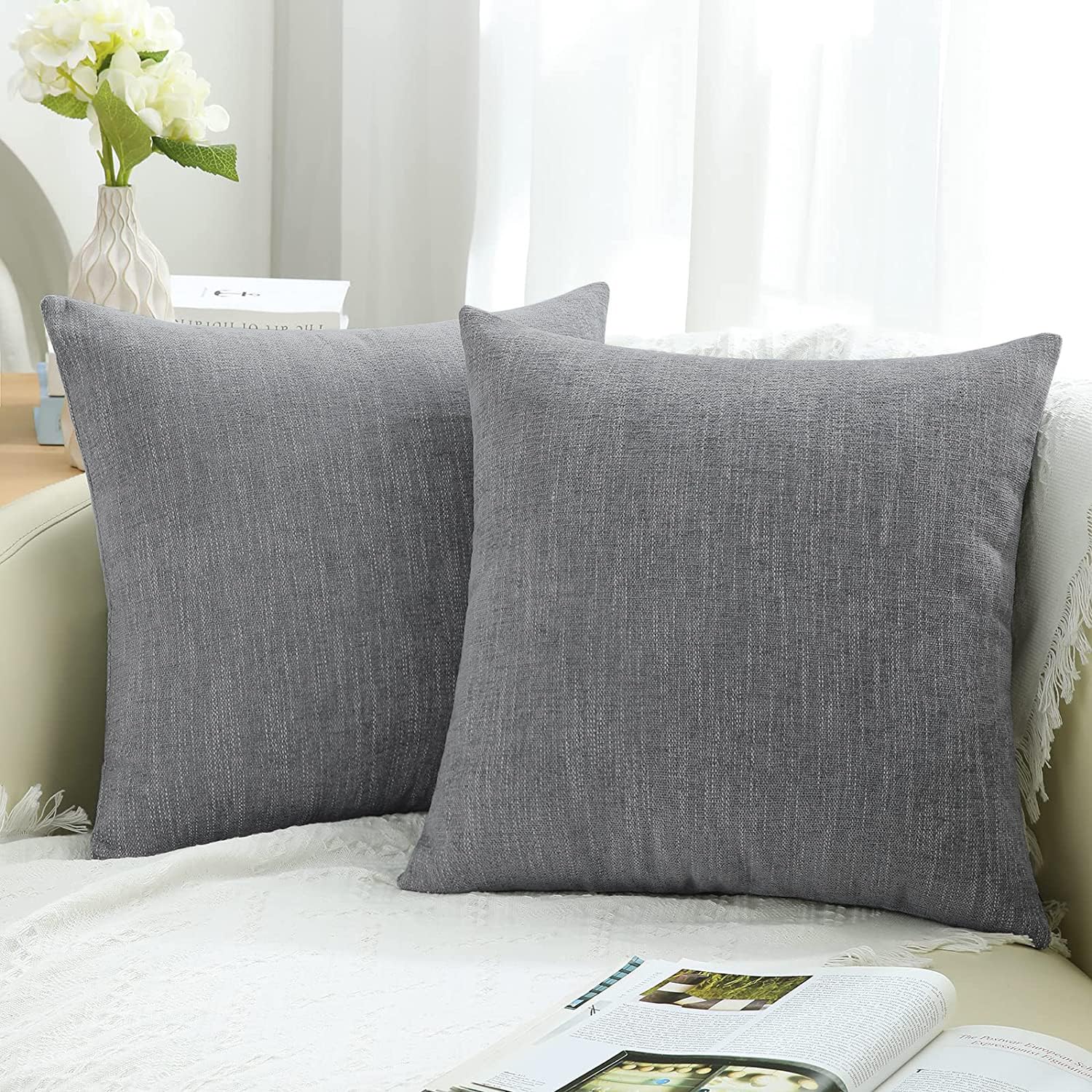 Homaxy Chenille Cushion Cover 45x45cm Throw Pillow Cover Soft Luxury Pillowcase For Sofa Living Room Decorative Pillowcase 40x40 12x20inch(30x50cm)
Homaxy Chenille Cushion Cover 45x45cm Throw Pillow Cover Soft Luxury Pillowcase For Sofa Living Room Decorative Pillowcase 40x40 12x20inch(30x50cm)
