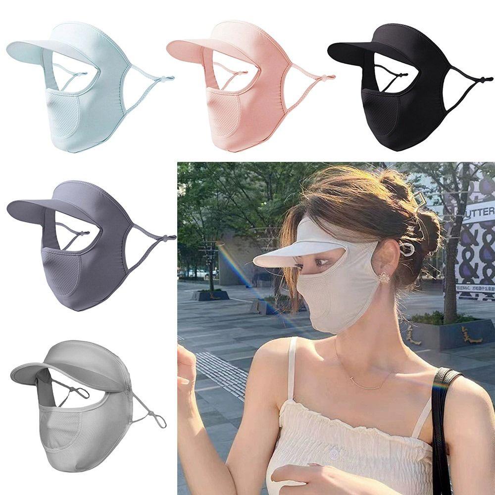 Ice Silk Sun Protection Mask UPF50+ Sunshade Face Mask Fashion Anti-UV Neck Scarf Cycling синій
Ice Silk Sun Protection Mask UPF50+ Sunshade Face Mask Fashion Anti-UV Neck Scarf Cycling синій