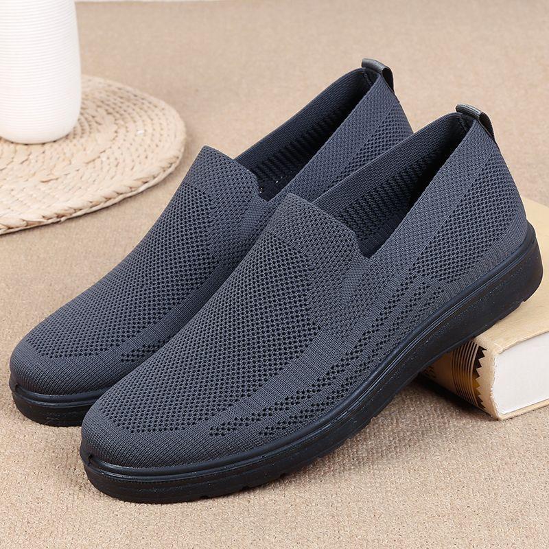 Old Beijing cloth shoes men s softsoled flywoven mesh breathable in the elderly father shoes lightweight casual shoes one pedal 44 сірий колір
Old Beijing cloth shoes men s softsoled flywoven mesh breathable in the elderly father shoes lightweight casual shoes one pedal 44 сірий колір
