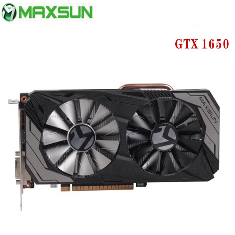 Видеокарта MAXSUN, новая видеокарта GTX 1650 Transformers 4G 128bit GDDR5 GPU, игровые видеокарты для ПК, компьютеров, DP DVI
Видеокарта MAXSUN, новая видеокарта GTX 1650 Transformers 4G 128bit GDDR5 GPU, игровые видеокарты для ПК, компьютеров, DP DVI