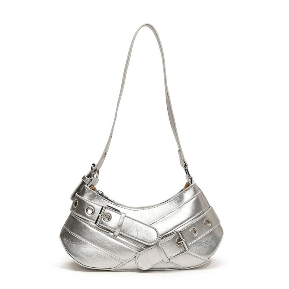 New Design Belt Buckle Armpit Bag Y2K Spicy Girls Handbag Fashion Y2k Shoulder Bags Female срібний
New Design Belt Buckle Armpit Bag Y2K Spicy Girls Handbag Fashion Y2k Shoulder Bags Female срібний