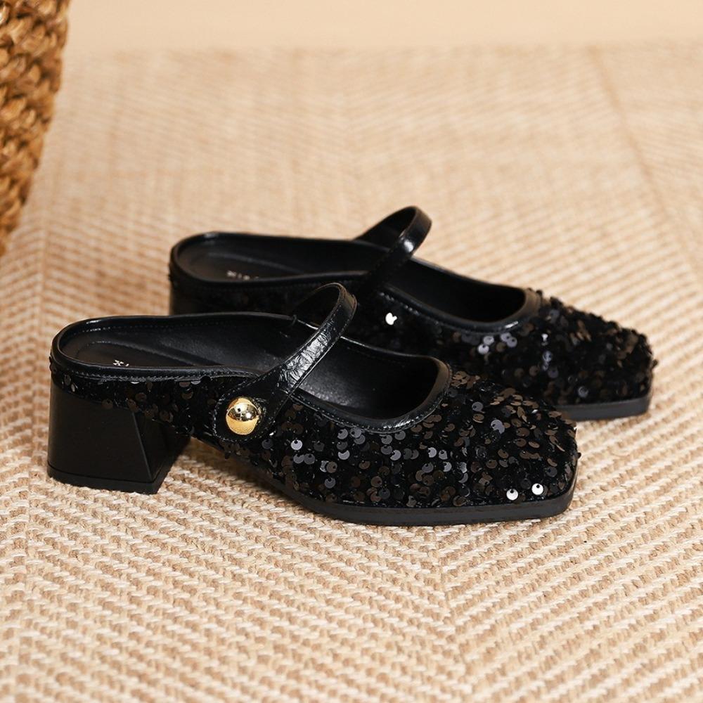Pumps Women s 2026 Summer New French Solid Color Word with Mary Jane Light Mouth Square Head Thick Heel Single Shoes for Women s 40 чорний
Pumps Women s 2026 Summer New French Solid Color Word with Mary Jane Light Mouth Square Head Thick Heel Single Shoes for Women s 40 чорний