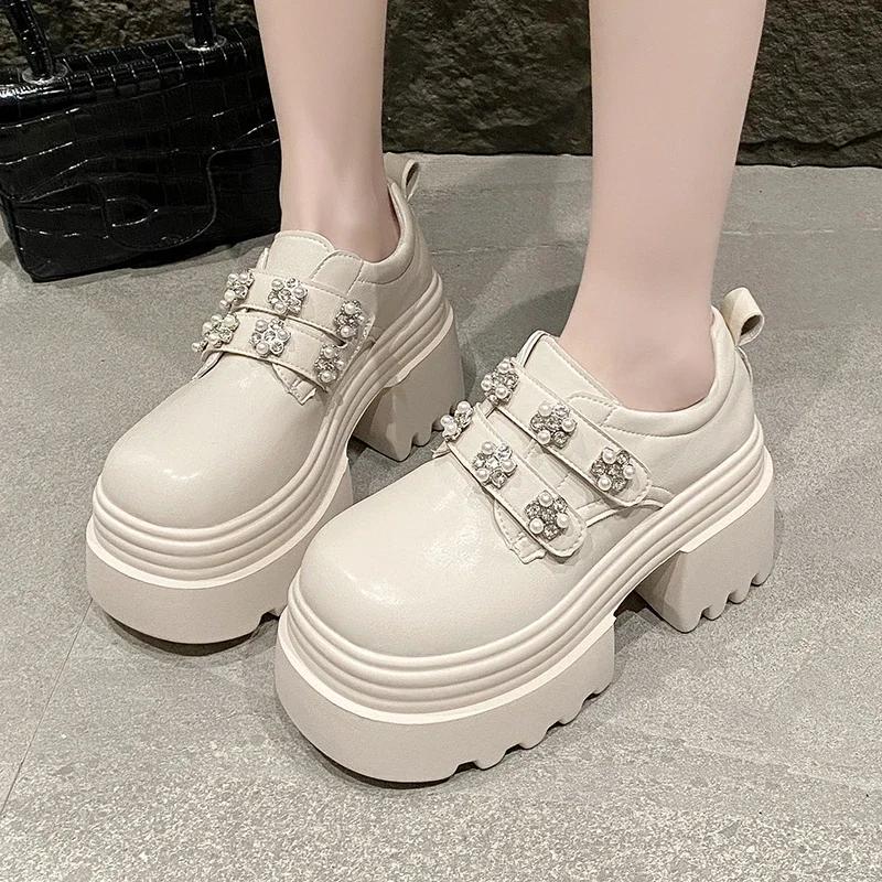 Модная женская обувь 2025 Высококачественная обувь для женщин Модные лоферы в горошек со шнуровкой и бусинами Новые туфли с круглым носком Бестселлер Туфли на платформе 34 бежевый
Модная женская обувь 2025 Высококачественная обувь для женщин Модные лоферы в горошек со шнуровкой и бусинами Новые туфли с круглым носком Бестселлер Туфли на платформе 34 бежевый