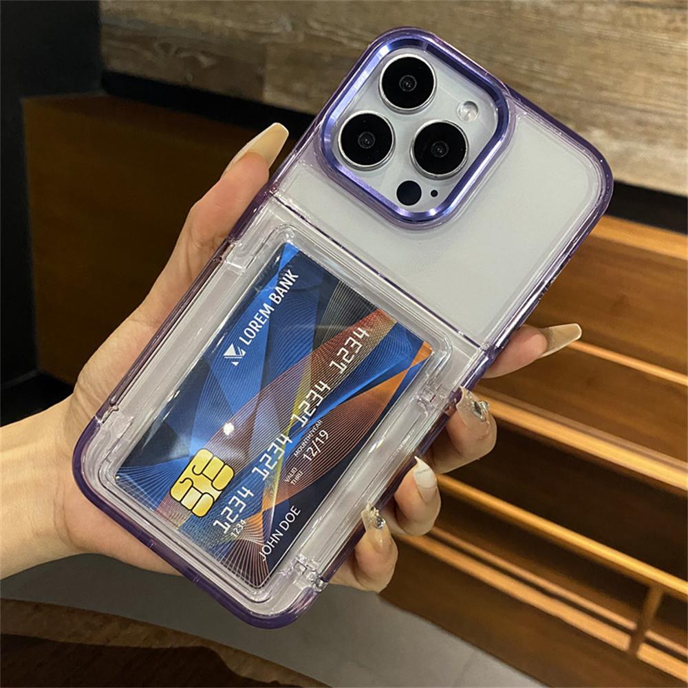 Transparent Card Slot Bag Holder Phone Case For iPhone 15 14 13 11 12 16 17 Pro Max Shockproof Protection Hard Acrylic Cover For iPhone 14&Case & Holder фіолетовий
Transparent Card Slot Bag Holder Phone Case For iPhone 15 14 13 11 12 16 17 Pro Max Shockproof Protection Hard Acrylic Cover For iPhone 14&Case & Holder фіолетовий