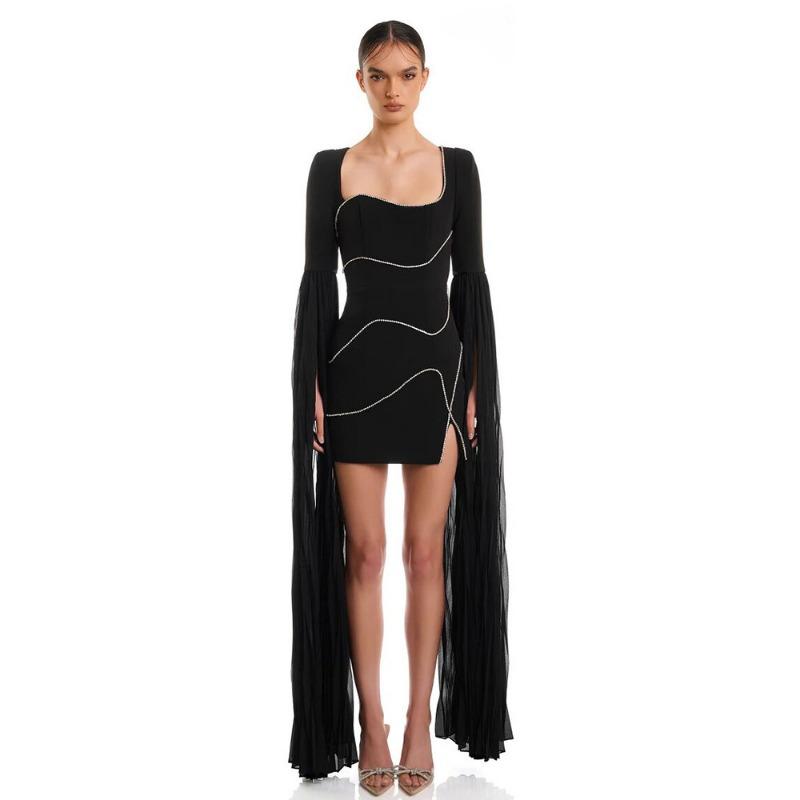 New sexy split slim bandage dress fashion diamond party banquet evening dress dress women XL
New sexy split slim bandage dress fashion diamond party banquet evening dress dress women XL