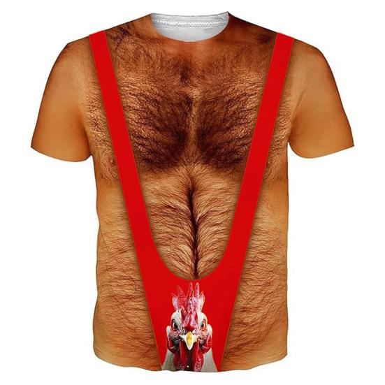 Chest Hair Toupee T-Shirt, Men Funny Muscle Shirt with False Chest Hair, Six Pack Ugly Muscle Tee, Loose Fit Shirt for Bachelor Party Carnivals S червоний
Chest Hair Toupee T-Shirt, Men Funny Muscle Shirt with False Chest Hair, Six Pack Ugly Muscle Tee, Loose Fit Shirt for Bachelor Party Carnivals S червоний