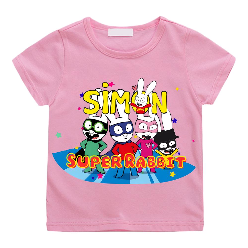 Футболка Simon Super Rabbit, 100% хлопок, симпатичная футболка с рисунком для мальчиков и девочек, детская футболка Funko, повседневная мягкая футболка Kawaii 110
Футболка Simon Super Rabbit, 100% хлопок, симпатичная футболка с рисунком для мальчиков и девочек, детская футболка Funko, повседневная мягкая футболка Kawaii 110