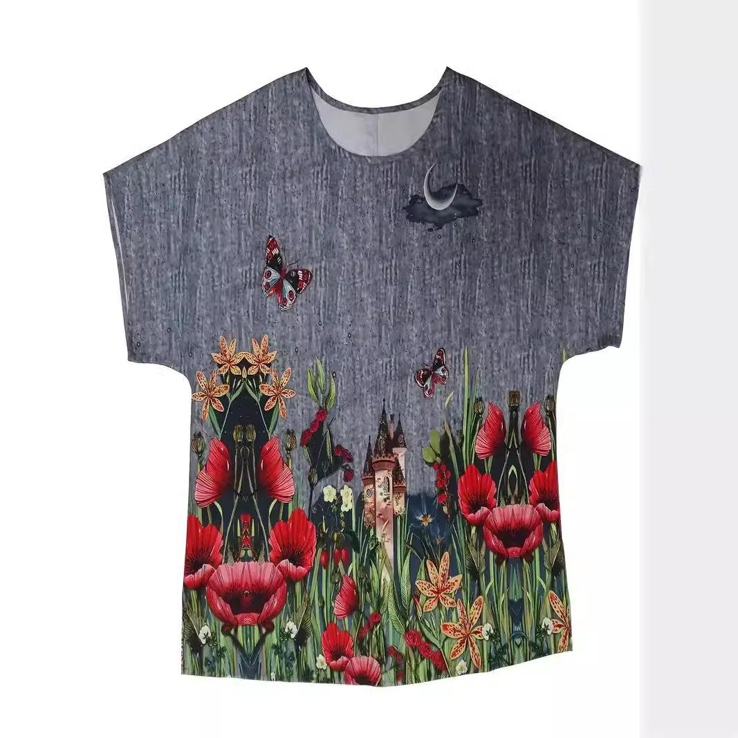 Женская футболка в стиле ретро с короткими рукавами и 3D-принтом на плечах L
Женская футболка в стиле ретро с короткими рукавами и 3D-принтом на плечах L