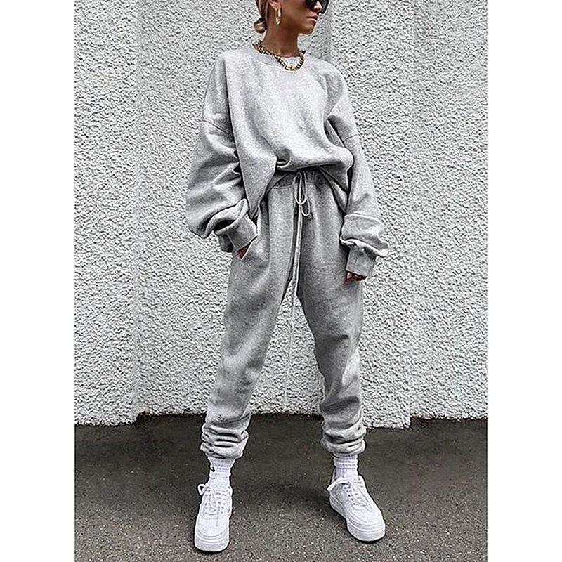2021 Autumn Women s Solid Color Long Sleeve and Pants Casual Set XL
2021 Autumn Women s Solid Color Long Sleeve and Pants Casual Set XL