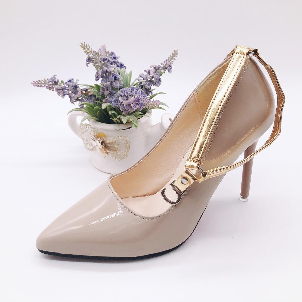 Pu Leather Women Shoelace Anti-dropping heel Adjustable Anti-loose Shoes Belt Metal Buckle Bundle Shoelace Ankle Holding
Pu Leather Women Shoelace Anti-dropping heel Adjustable Anti-loose Shoes Belt Metal Buckle Bundle Shoelace Ankle Holding