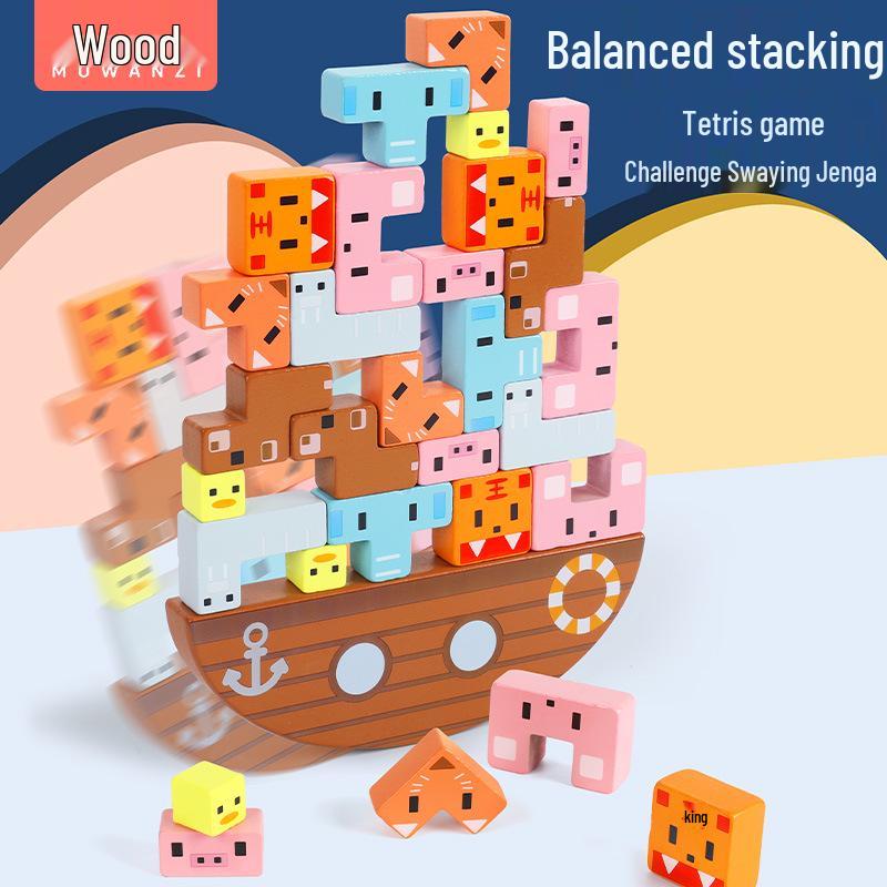 Children s Animal Balance Stacking Blocks: Educational Wooden Toy for Hands-on Skill Development
Children s Animal Balance Stacking Blocks: Educational Wooden Toy for Hands-on Skill Development