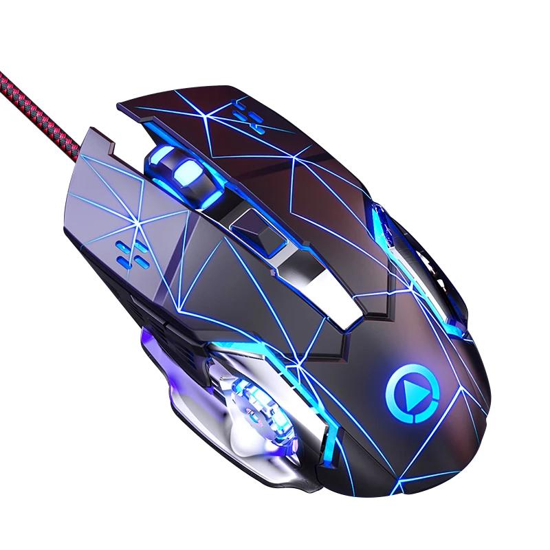 YINDIAO G15 1200/1800/2400/3600 Adjustable DPI 6 Keys Mechanical Gaming USB Wired Mouse,Silent Version Black
YINDIAO G15 1200/1800/2400/3600 Adjustable DPI 6 Keys Mechanical Gaming USB Wired Mouse,Silent Version Black