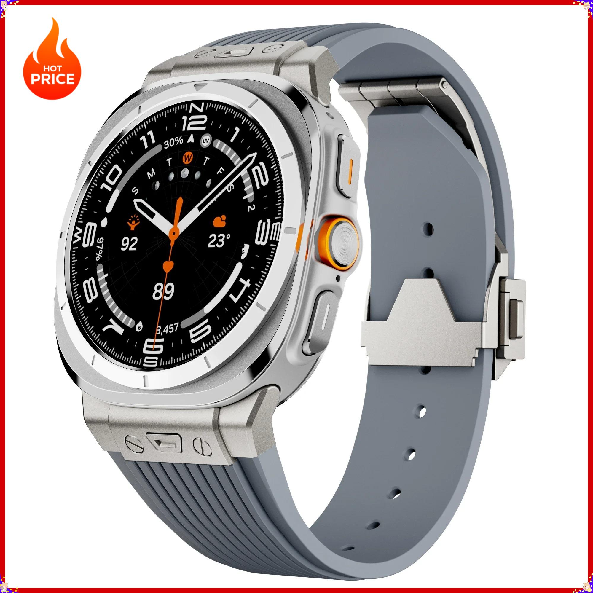 Нержавіюча сталь+силіконовий ремінець для Samsung Galaxy Watch Ultra 47 мм Чоловічий спортивний ремінець для Galaxy Ultra Без проміжків Вигнутий кінець Браслет Galaxy Ultra 2025
Нержавіюча сталь+силіконовий ремінець для Samsung Galaxy Watch Ultra 47 мм Чоловічий спортивний ремінець для Galaxy Ultra Без проміжків Вигнутий кінець Браслет Galaxy Ultra 2025