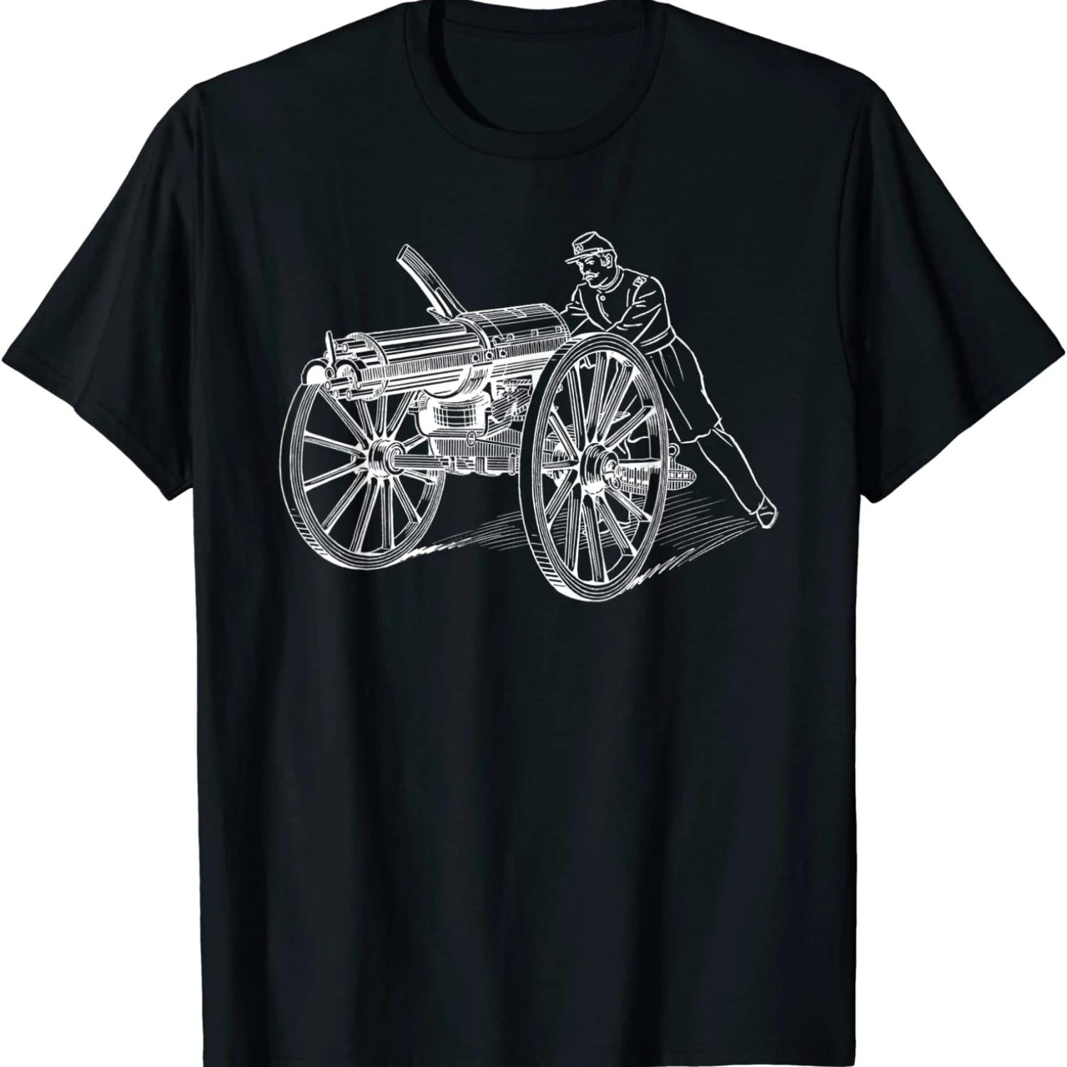 Vintage Gatling Machine Gun T-Shirt. Summer Cotton Short Sleeve O-Neck Men s T Shirt New S-3XL 4XL
Vintage Gatling Machine Gun T-Shirt. Summer Cotton Short Sleeve O-Neck Men s T Shirt New S-3XL 4XL