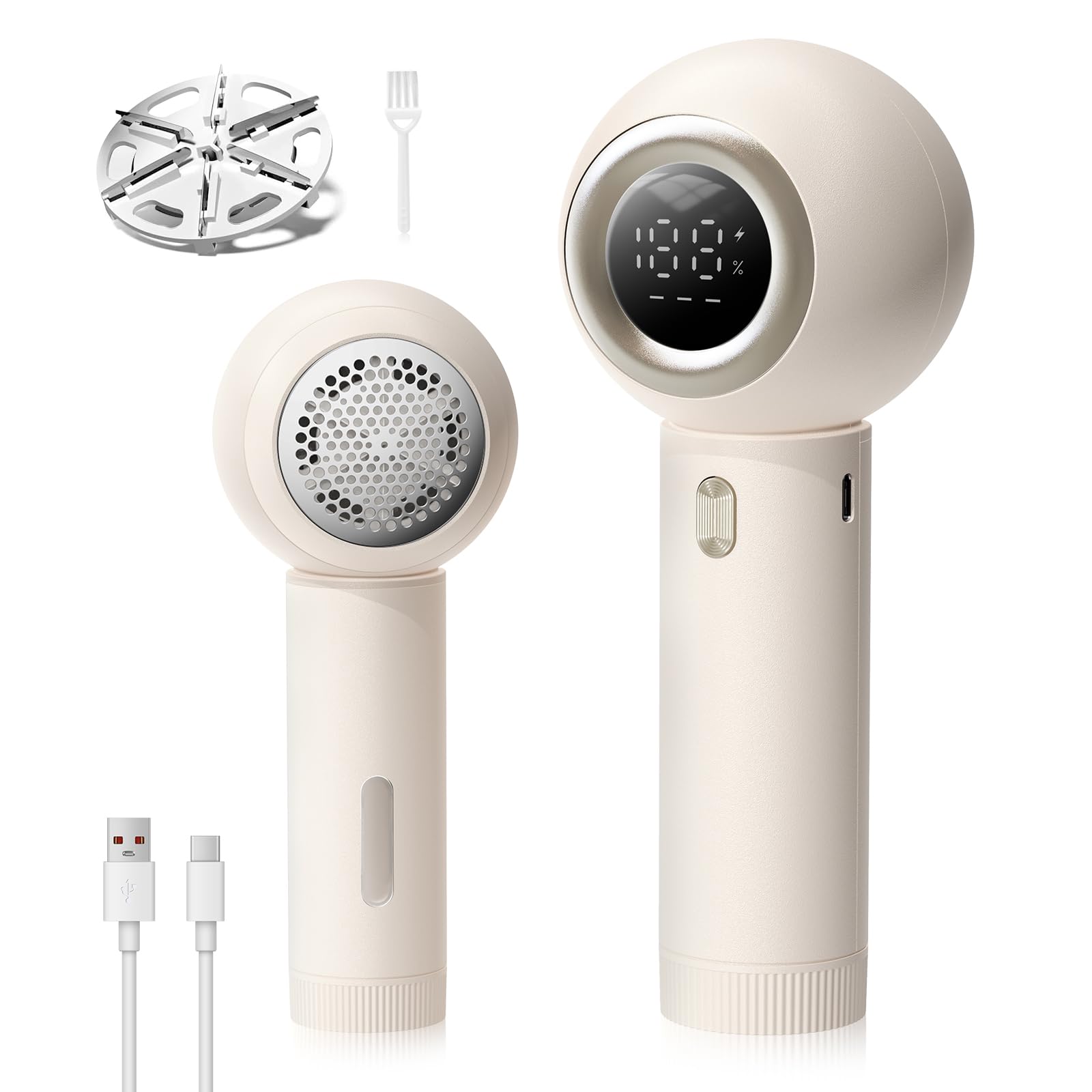 Gohill Electric Lint Перезаряжаемый через USB Немецкая награда Red Dot Беспроводная машинка для удаления катышков с 6 мощными 3 регулируемыми ЖК-дисплеями Безопасность 1 Сменное лезвие Бережно к
Gohill Electric Lint Перезаряжаемый через USB Немецкая награда Red Dot Беспроводная машинка для удаления катышков с 6 мощными 3 регулируемыми ЖК-дисплеями Безопасность 1 Сменное лезвие Бережно к