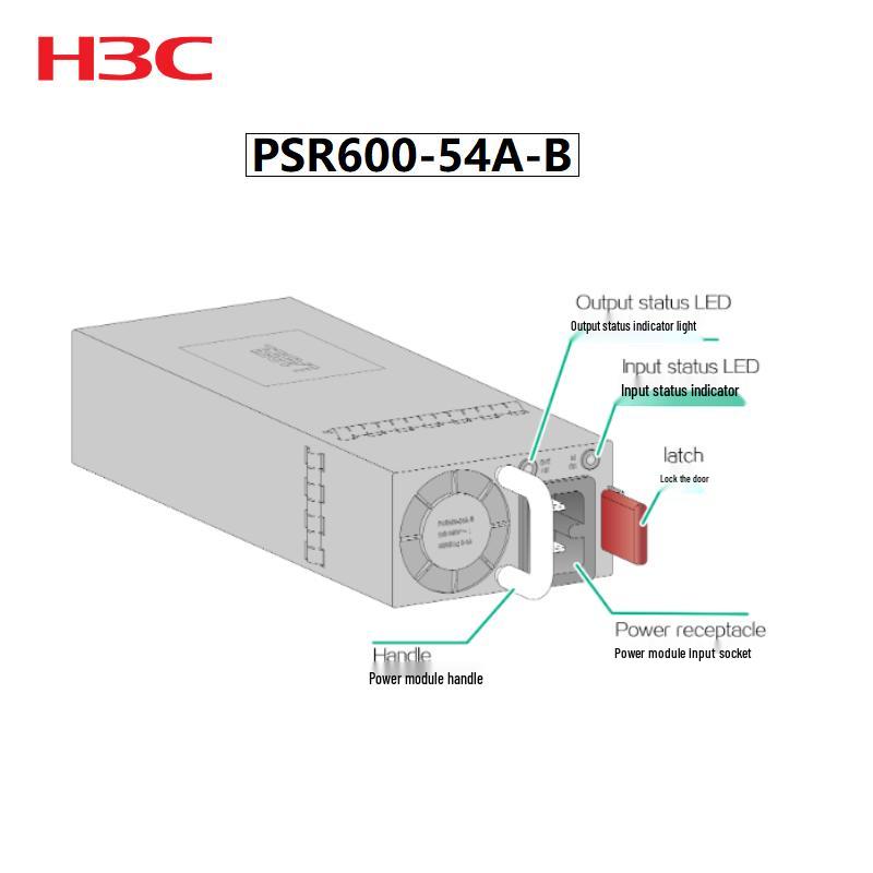 H3C 600W AC PoE Power Module
H3C 600W AC PoE Power Module