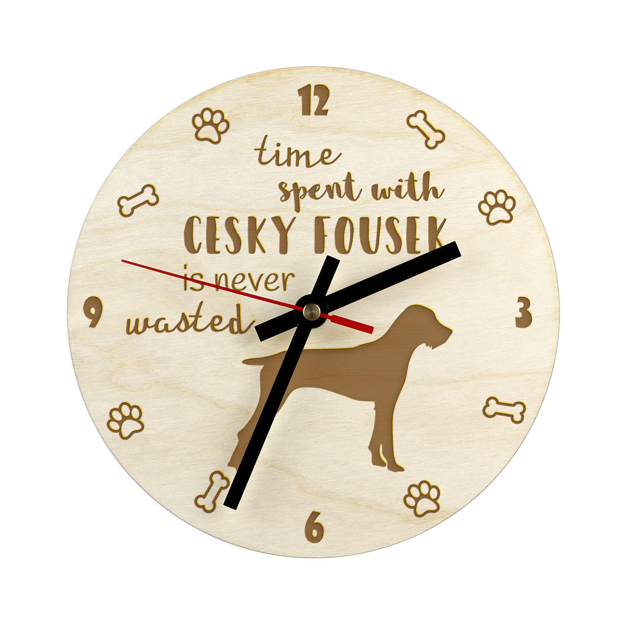 Bohemian Wire-haired Pointing Griffon, Cesky Fousek - clock with dog, wooden clock with engraving, personalised clock by Art-Dog
Bohemian Wire-haired Pointing Griffon, Cesky Fousek - clock with dog, wooden clock with engraving, personalised clock by Art-Dog