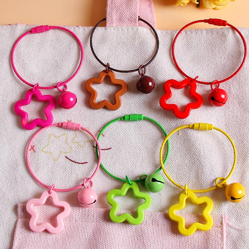 Cute Candy Colored Hollow Star Keychain Cartoon Kawaii Keyring For Girls Children Exquisite Backpack Decoration Accessories Gift
Cute Candy Colored Hollow Star Keychain Cartoon Kawaii Keyring For Girls Children Exquisite Backpack Decoration Accessories Gift