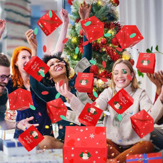 Yousheng Pop-Up Gift Box Set Surprise Money Gift Box Cash Explosion Box Складная Pop-Up Explosion Gift Box для празднования Рождества, дня рождения 10 pcs красный
Yousheng Pop-Up Gift Box Set Surprise Money Gift Box Cash Explosion Box Складная Pop-Up Explosion Gift Box для празднования Рождества, дня рождения 10 pcs красный