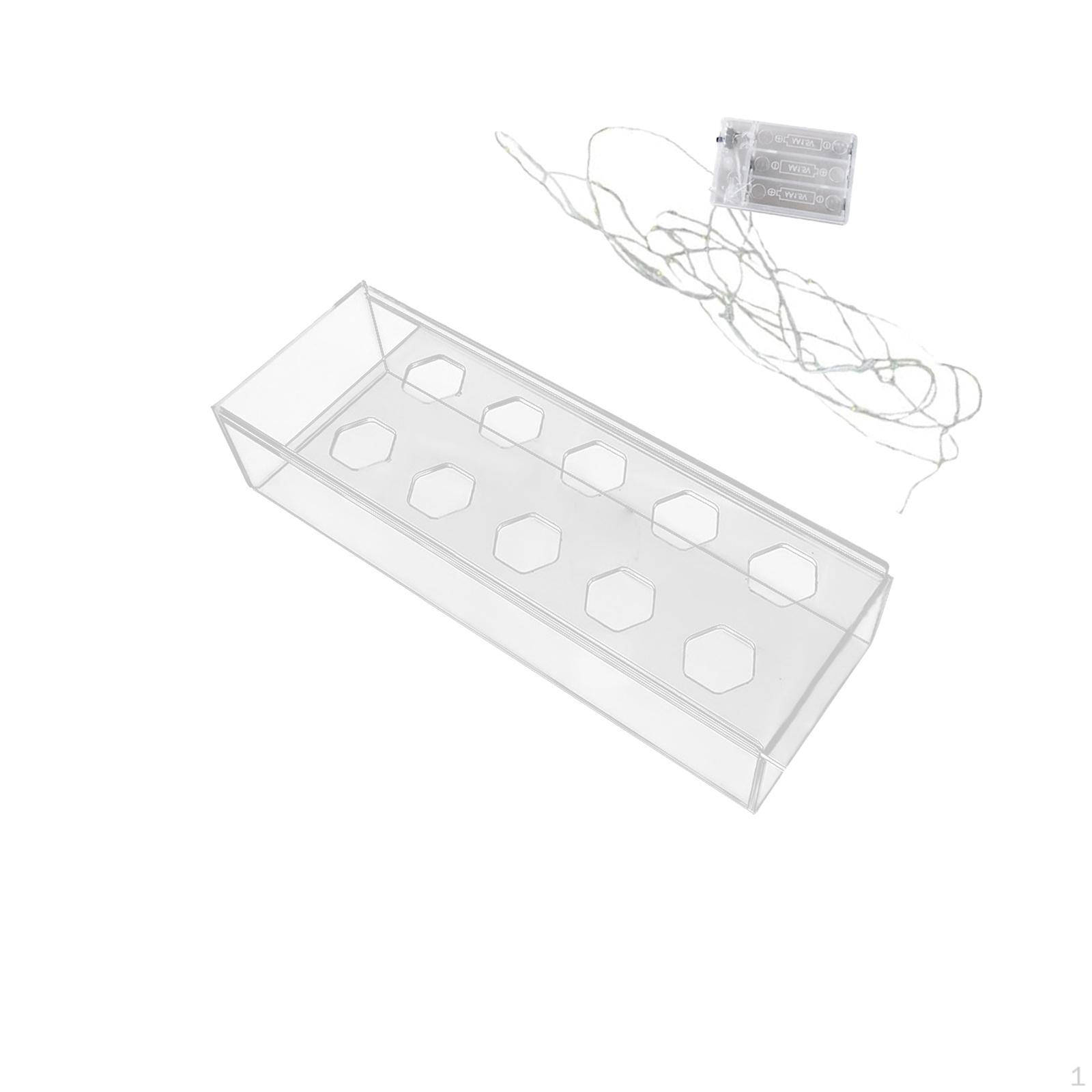 Acrylic Flower Vase Rectangular Bud Plant Holder Modern Floral Vases Decorative Art 10 holes
Acrylic Flower Vase Rectangular Bud Plant Holder Modern Floral Vases Decorative Art 10 holes