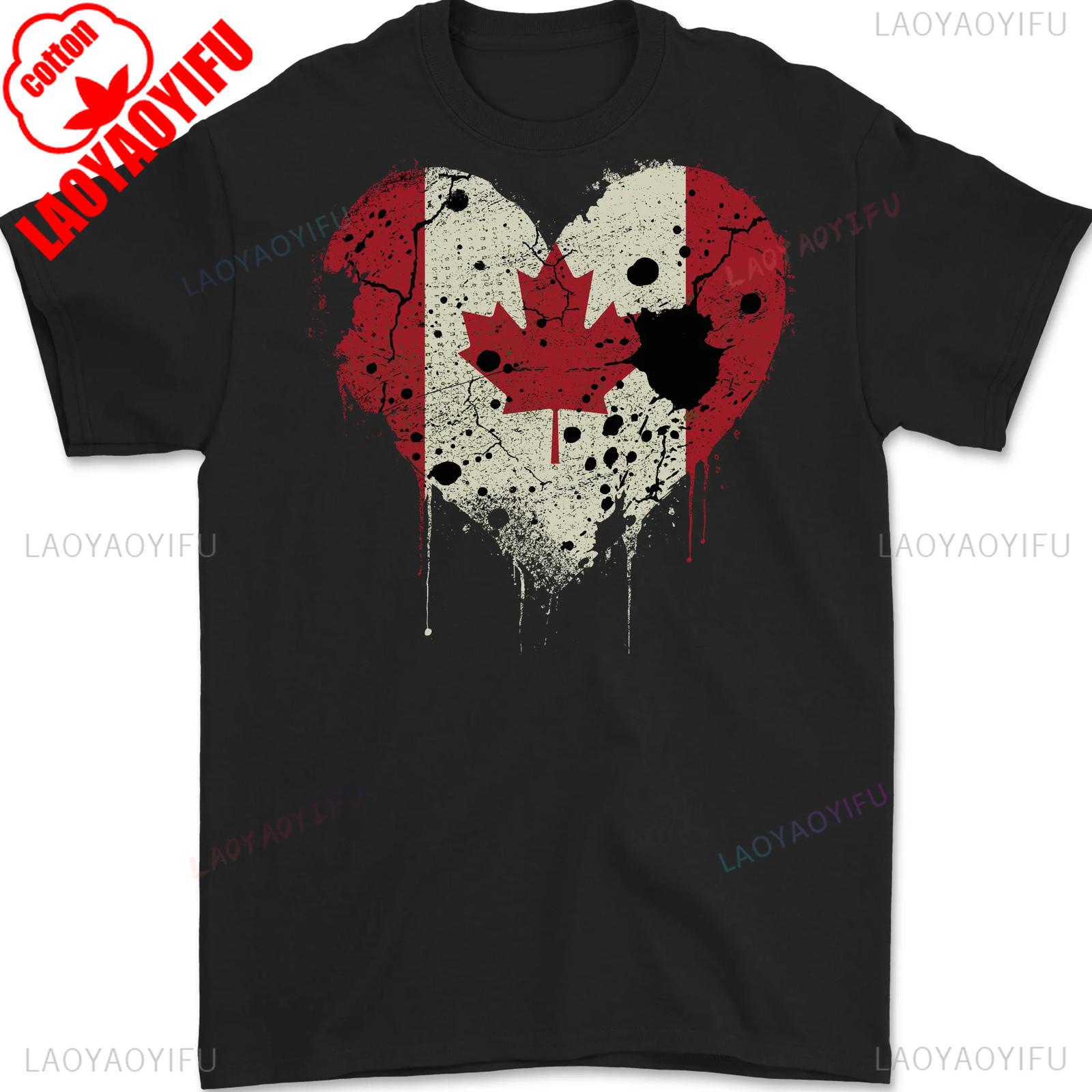 Love Canada Heart Flag Creative Design Tshirt Canadian Day Unisex T Shirt Patriotism Daily Life Casual Men Women Cotton Tee Top 4XL
Love Canada Heart Flag Creative Design Tshirt Canadian Day Unisex T Shirt Patriotism Daily Life Casual Men Women Cotton Tee Top 4XL
